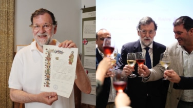 Rajoy, del Camino de Santiago a ser homenajeado por el sector vinícola: "El vino nos vuelve a todos más humanos"
