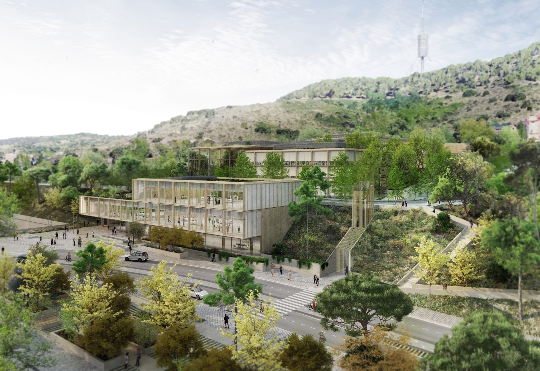 Imagen del proyecto del CaixaResearch Institute de Barcelona, cuya inauguración está prevista para finales de este año