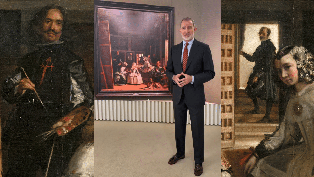 El rey y su lección magistral sobre 'Las Meninas' en el Instagram del Museo del Prado.