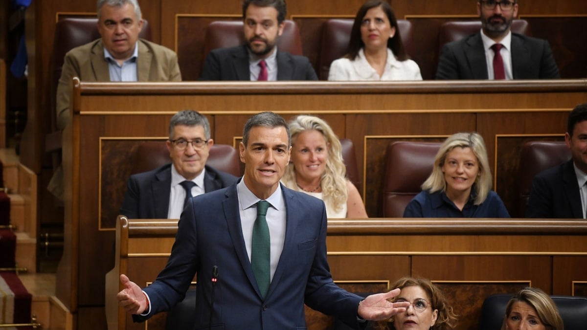 Pedro Sánchez, en el Congreso