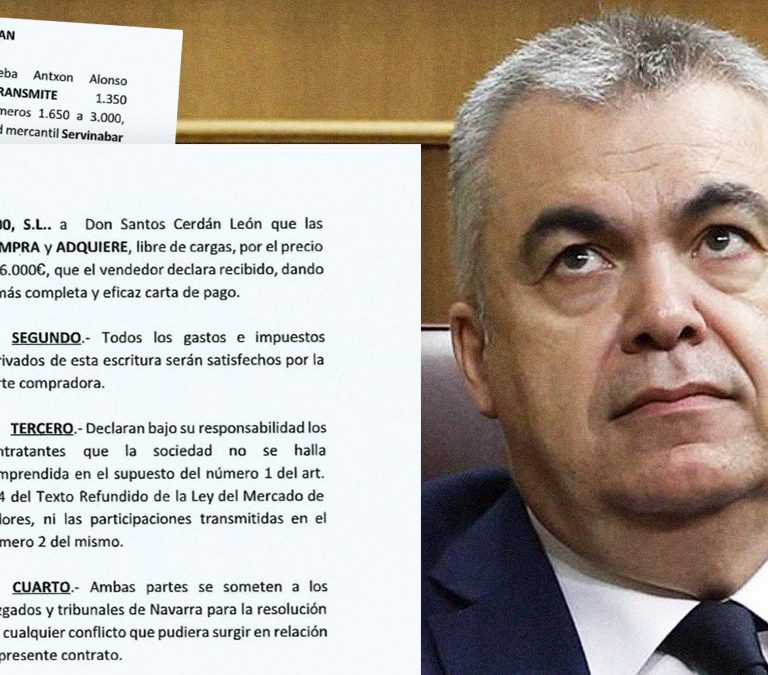 El Supremo y los notarios desmienten a Cerdán: el documento hallado por la UCO sí le vincula al 45% de la empresa clave de la trama