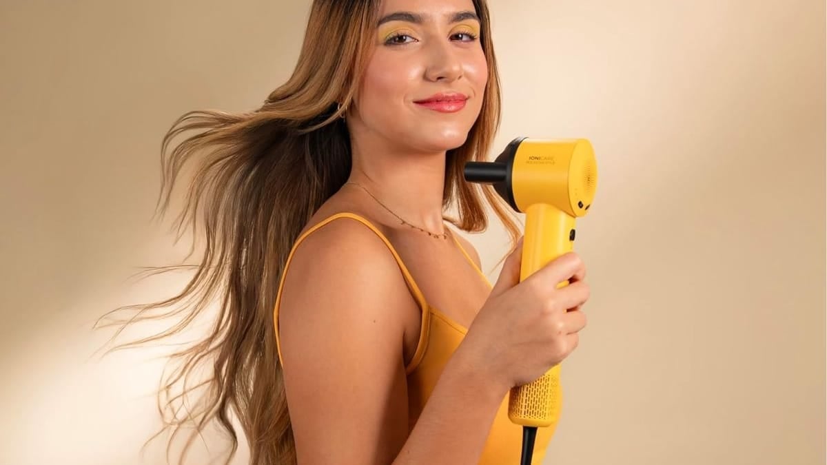 Secador de pelo Cecotec Ionicare Rockstar Style Yellow