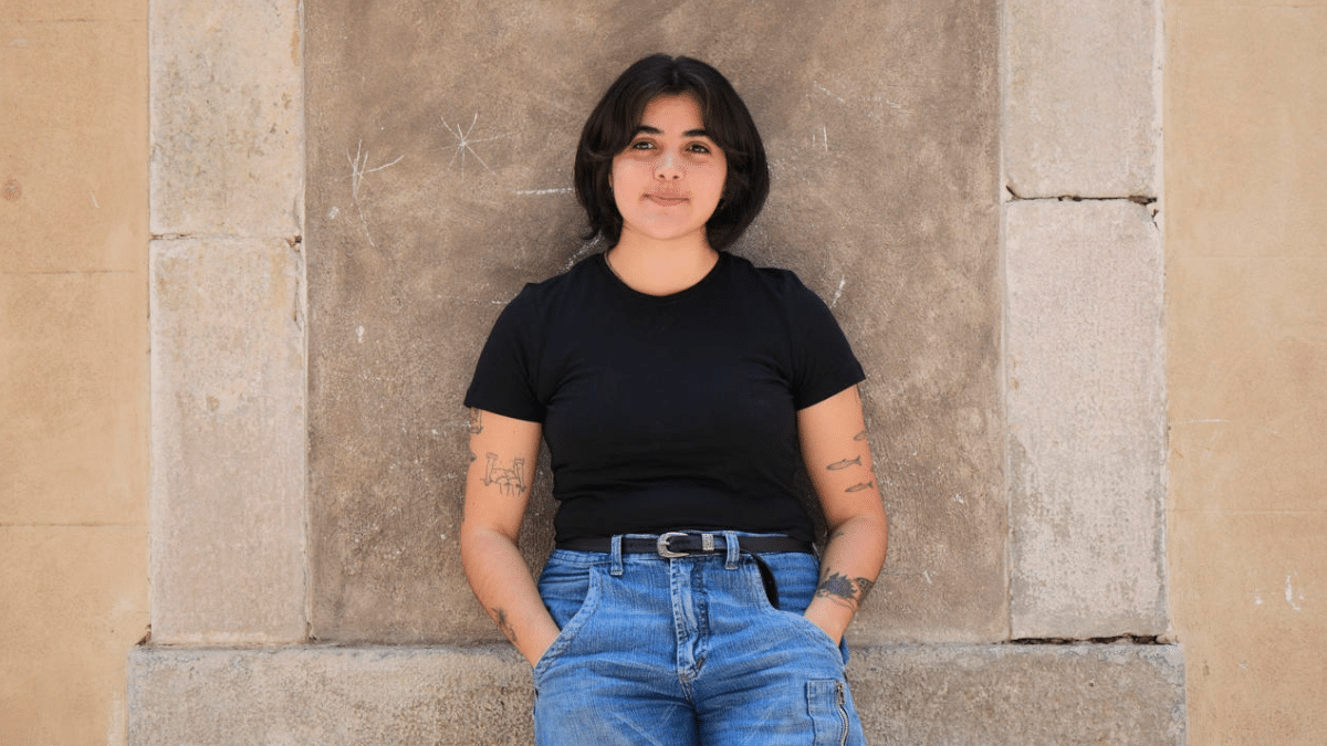 La escritora uruguaya Tamara Silva, retratada en Barcelona el pasado 12 de junio.