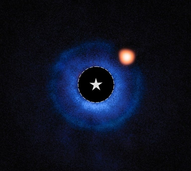 El telescopio James Webb capta la imagen del exoplaneta más ligero visto hasta la fecha