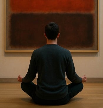La meditación entra en el museo para limpiar la mente de basura [...]
