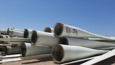 La eólica 'envejece': España inaugura la primera planta para reciclar palas con más de 25 años