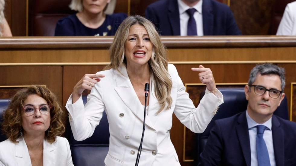 Yolanda Díaz acusa a Feijóo de "hackear las elecciones gallegas" 