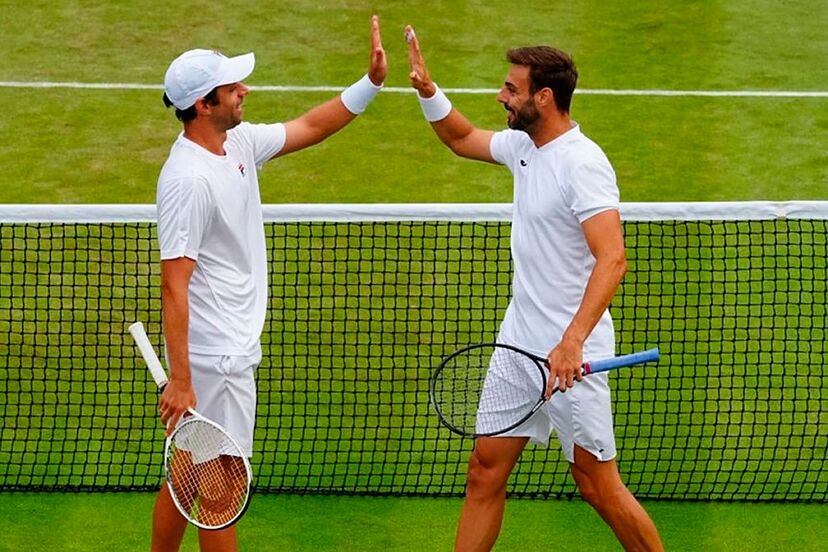 El español Marcel Granollers y Horacio Zeballos jugarán las semifinales de dobles de Wimbledon