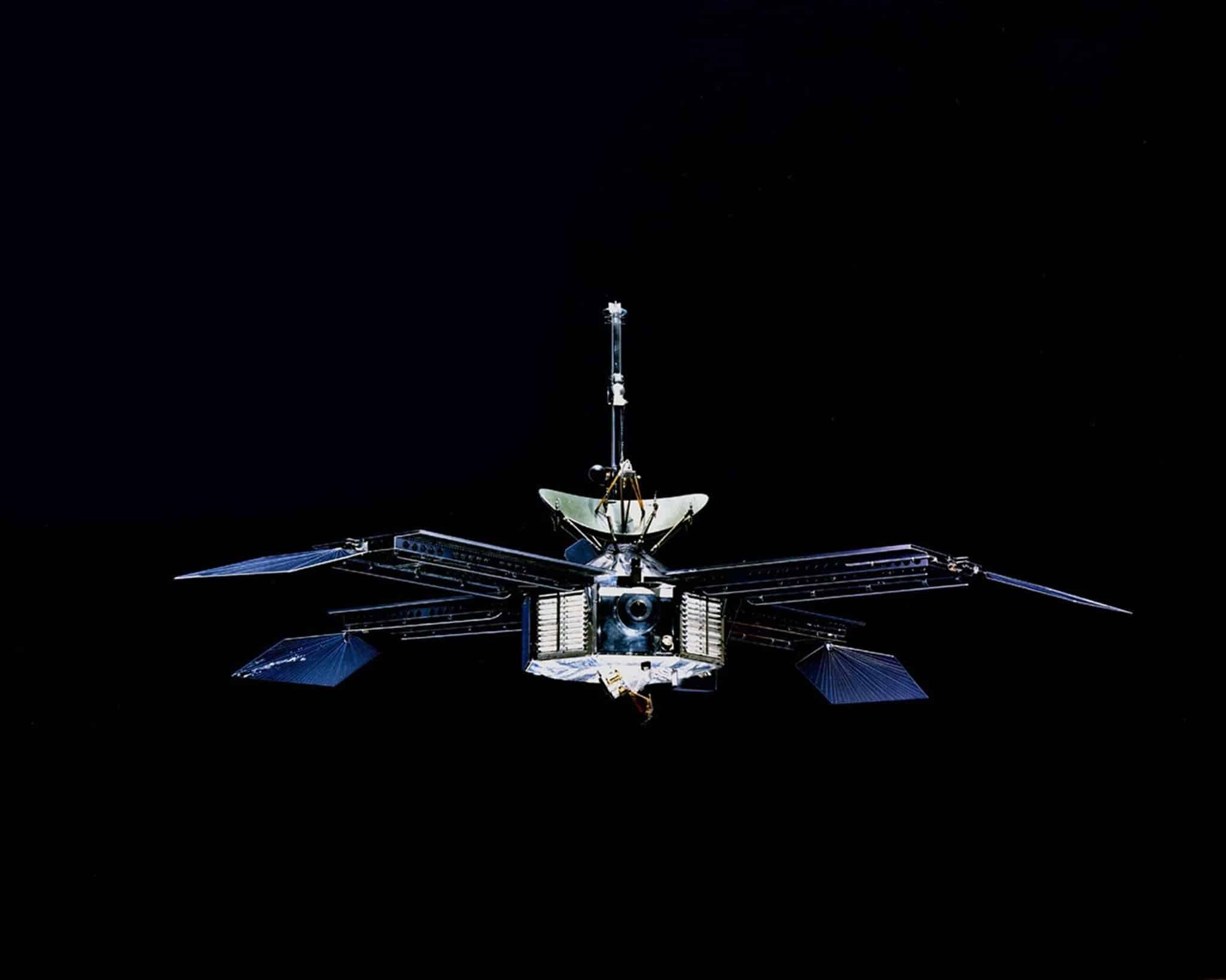 Imagen de la sonda Mariner 4.
