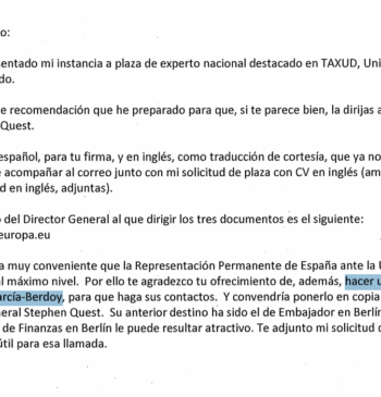 Equipo Económico maniobró para colocar en Bruselas a la hermana de un [...]