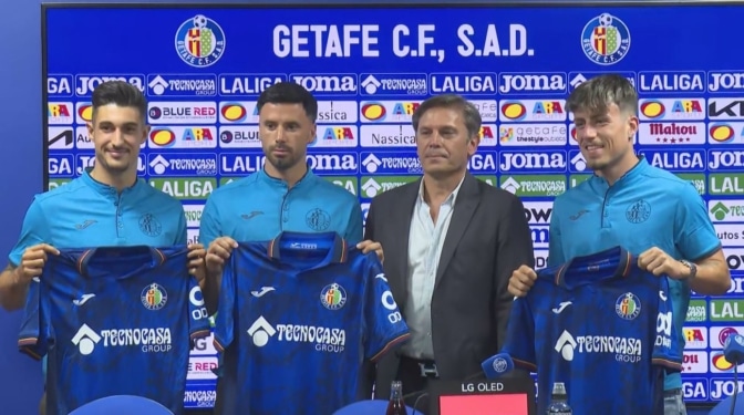 Kiko Femenía, Neyou y Davinchi nuevos fichajes del Getafe