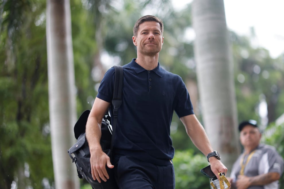 Xabi Alonso, en una imagen de la concentración del Mundial de Clubes 2025