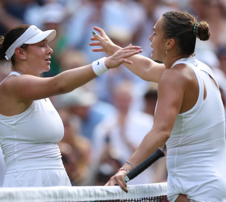 Sorpresa en Wimbledon: Amanda Anisimova elimina a Aryna Sabalenka y está en la final