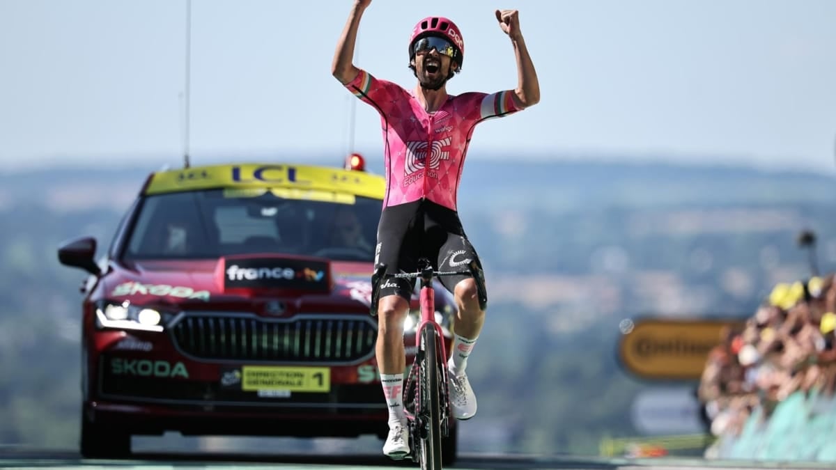 Tour de Francia 2025. Ben Healy gana la 6ª etapa y Van der Poel recupera el amarillo por un segundo