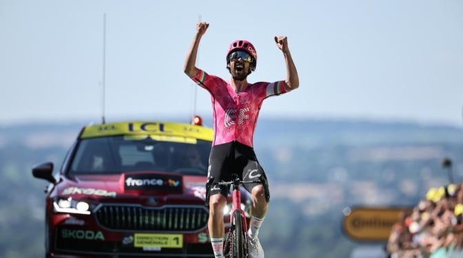 Tour de Francia 2025. Ben Healy gana la 6ª etapa y Van der Poel recupera el amarillo por un segundo