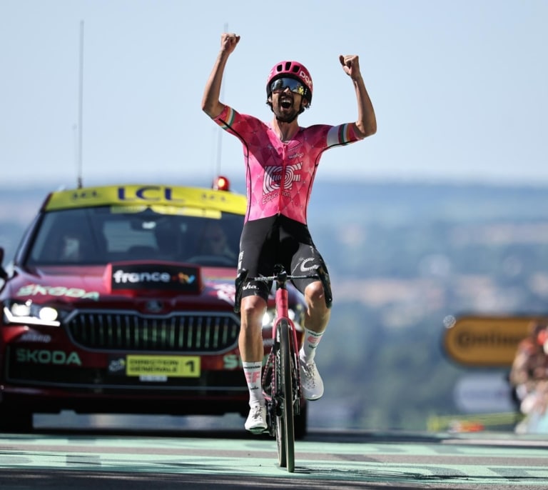 Tour de Francia 2025. Ben Healy gana la 6ª etapa y Van der Poel recupera el amarillo por un segundo