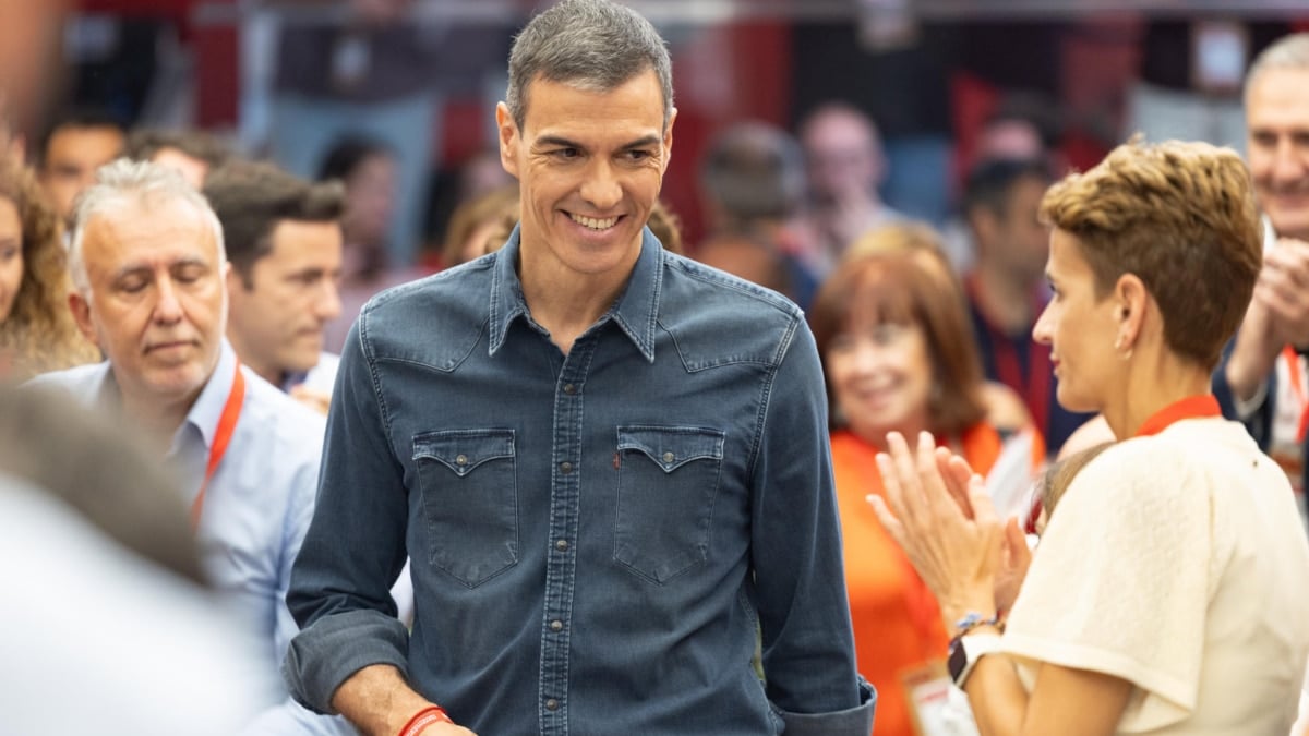 Pedro Sánchez, en el Comité Federal del PSOE.