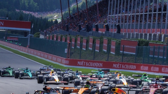 Gran Premio de Bélgica de Fórmula 1. Parrilla de salida y pole en directo