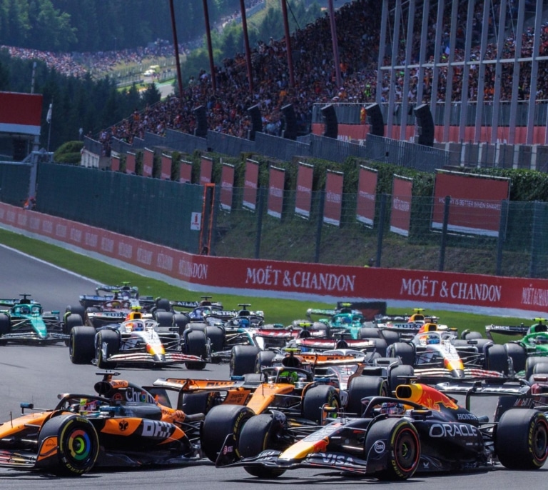 Gran Premio de Bélgica de Fórmula 1. Parrilla de salida y pole en directo