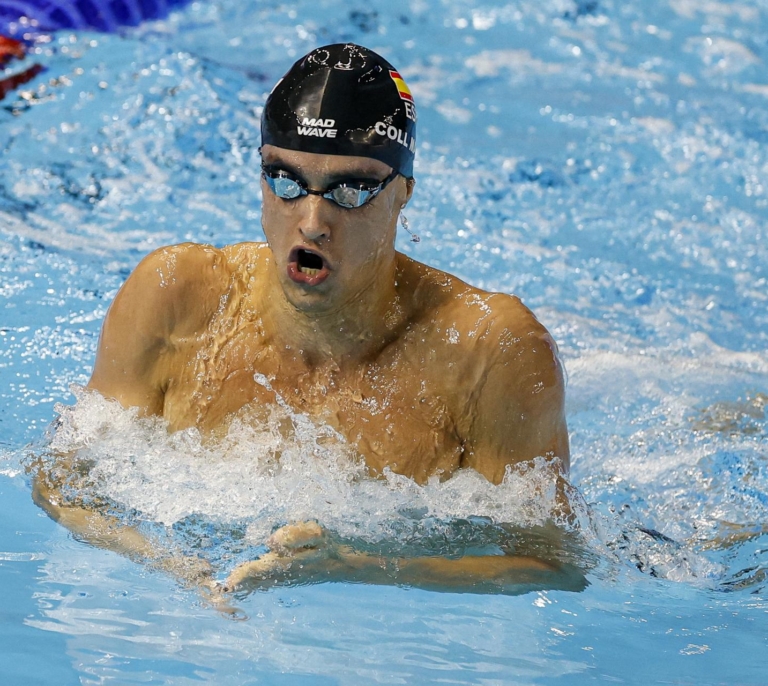 Carles Coll se clasifica quinto a semifinales de 200 braza Mundial Singapur