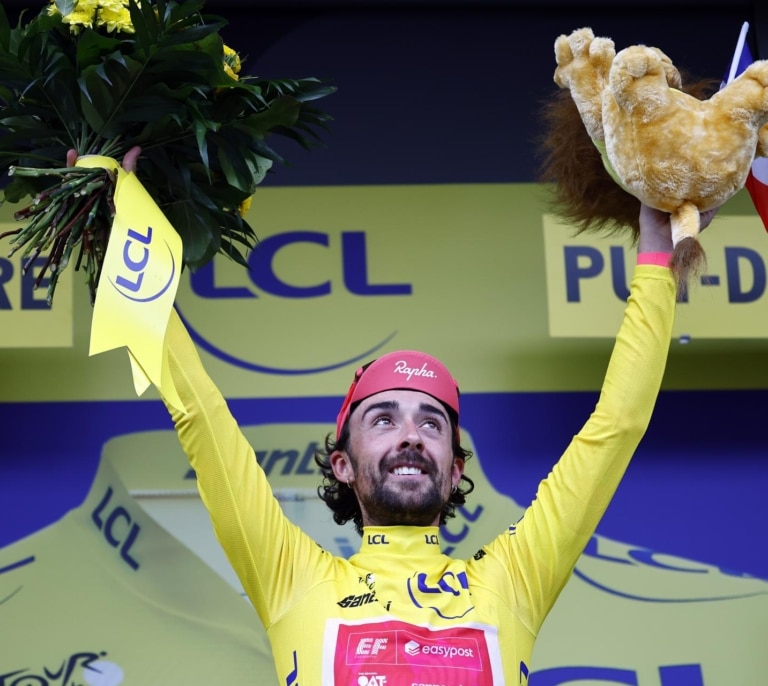 Clasificación general del Tour de Francia 2025 tras la 10ª etapa