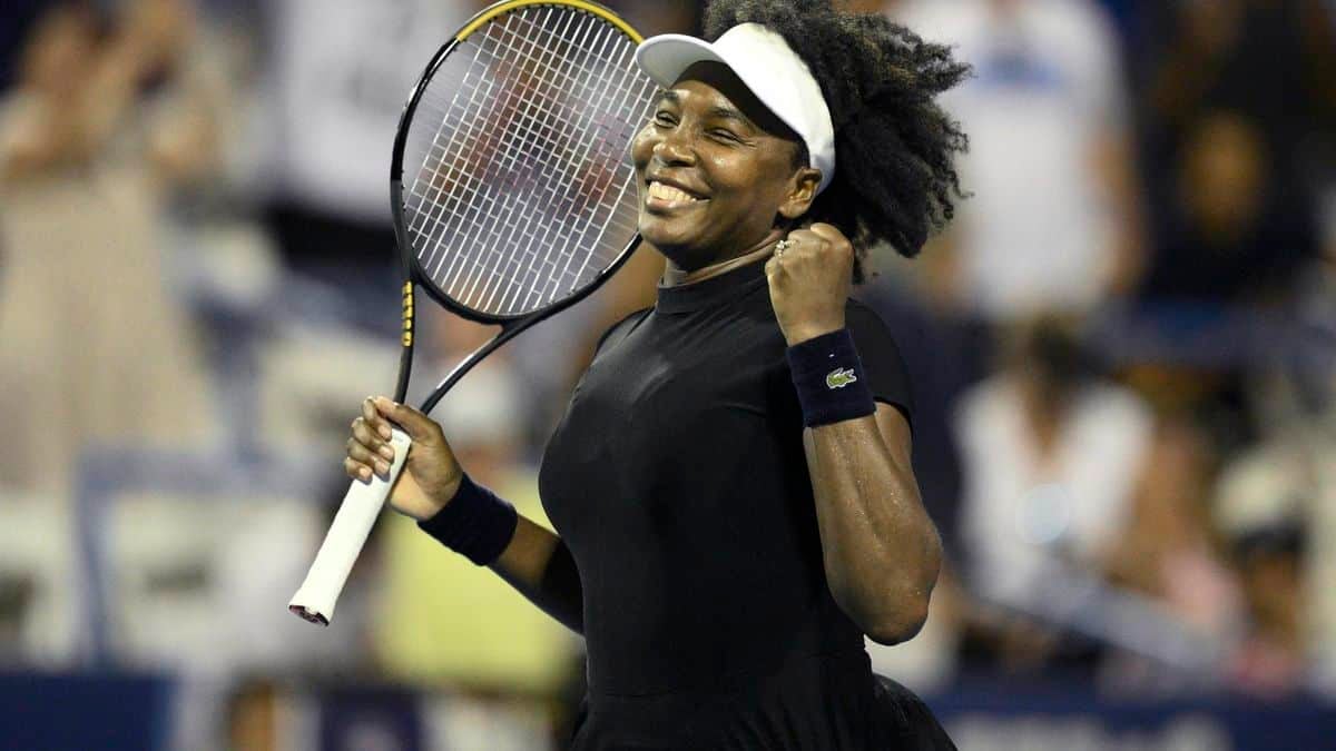Venus Williams, con 45 años, avanza en Washington y marca hito histórico único