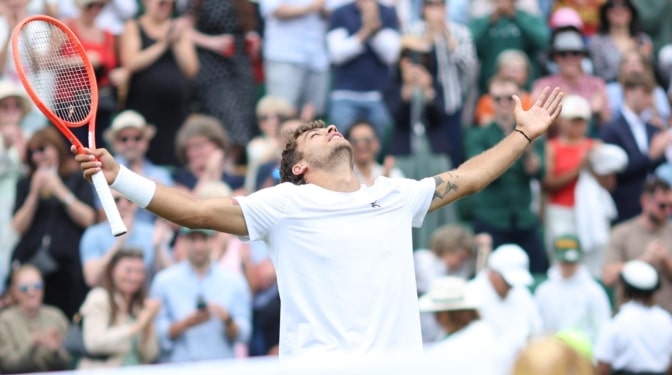 Flavio Cobolli logra en Wimbledon sus primeros cuartos de final en un 'Grand Slam'