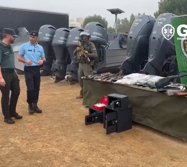 La Guardia Civil desmantela la "principal estructura narcologísitica" de la Península Ibérica