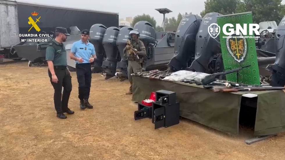 La Guardia Civil desmantela la "principal estructura narcologísitica" de la Península Ibérica