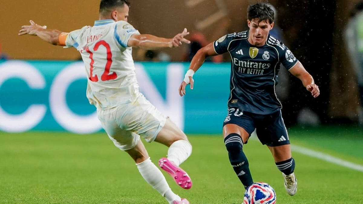 Fran García del Real Madrid se reivindica en el Mundial de Clubes