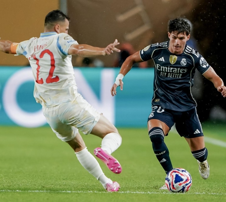 Fran García del Real Madrid se reivindica en el Mundial de Clubes