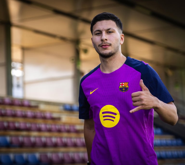 Roony Bardghji: "Es un sueño estar en el Barça y quiero ayudar con goles y asistencias"