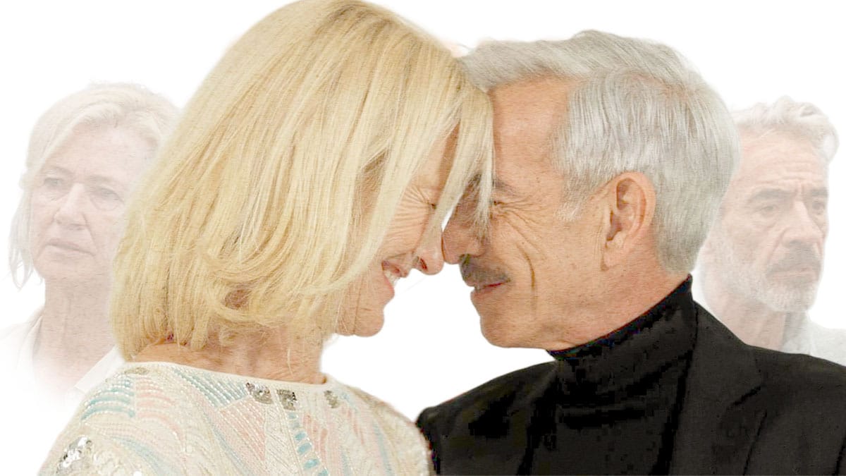 Imagen de complicidad entre Ana Duato e Imanol Arias