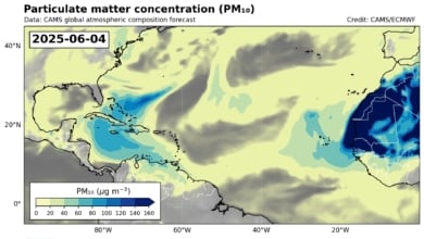 El programa meteorológico de la UE corrige su mapa y separa Marruecos del Sáhara Occidental