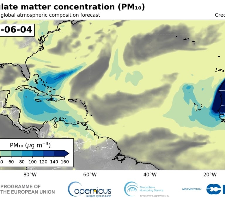 El programa meteorológico de la UE corrige su mapa y separa Marruecos del Sáhara Occidental