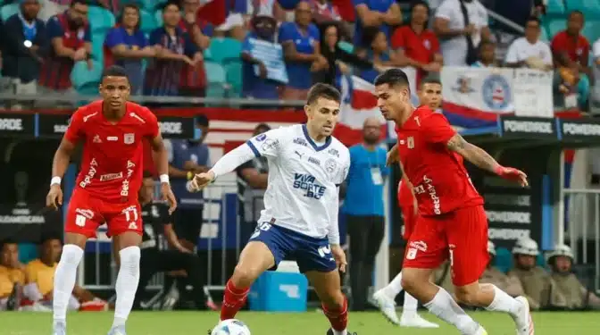 El América colombiano empata 0-0 en su visita al Bahía brasileño en la repesca de la Copa Sudamericana