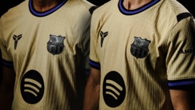 El Barça se une a la marca de Kobe Bryant para su segunda equipación dorada y violeta