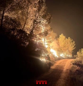 Muere un bombero que trabajaba en la extinción del incendio de Tarragona
