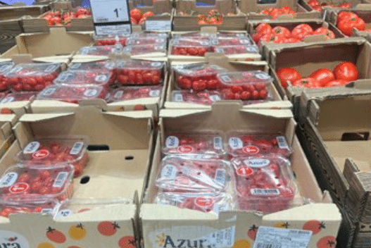 Denuncian ante Consumo el etiquetado de los tomates cherry producidos en el Sáhara Occidental que se venden en Carrefour
