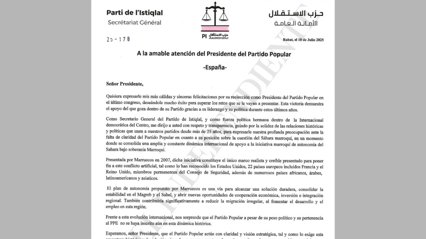 Marruecos exige por carta a Feijóo que apoye el 'Sáhara marroquí' en pleno cierre de las aduanas de Ceuta y Melilla