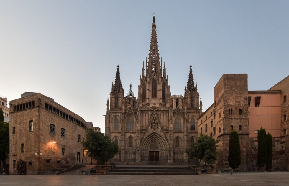Catedral Basílica Metropolitana de la Santa Cruz y Santa Eulalia de Barcelona.