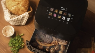 Disfruta del sabor de una buena parrillada con esta freidora de aire con ahumador por menos de 100€