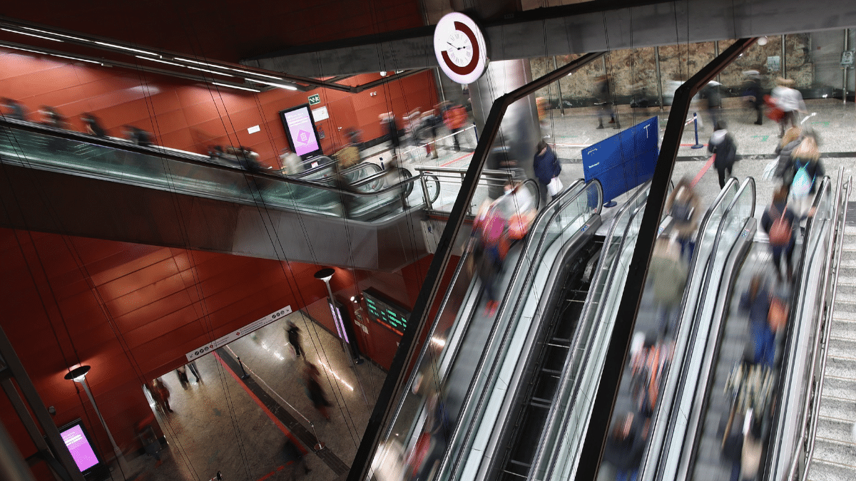 Estación de Cercanías de Sol, en Madrid.