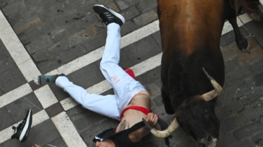 Tercer encierro de San Fermín: al menos un herido y varios contusionados en el peligroso encierro de Álvaro Núñez