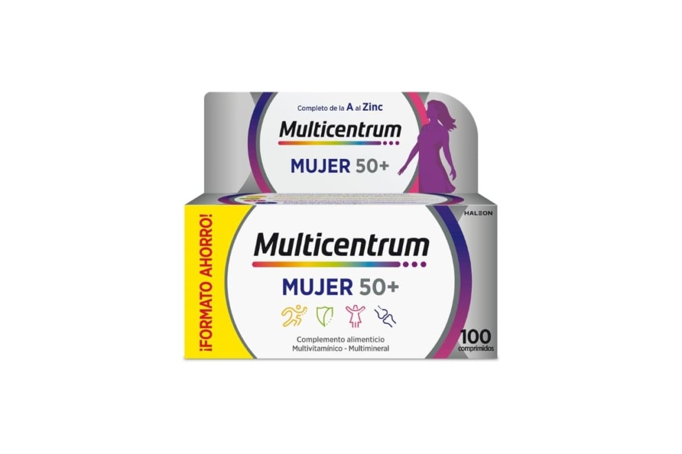 complemento alimenticio como Multicentrum Mujer 50+