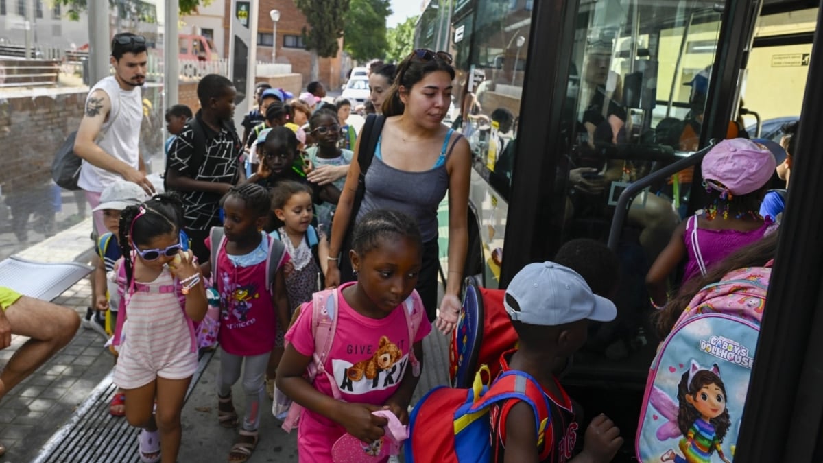 Niñas y niños beneficiarios del programa CaixaProinfancia de la Fundación ”la Caixa”