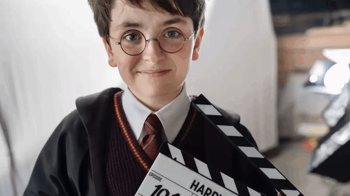 Imagen de Dominic McLaughlin como Harry Potter