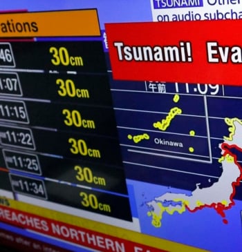 Alerta por tsunami de Japón a Perú y Hawai tras un terremoto [...]