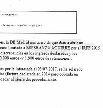 Los correos del 'caso Montoro': "Espero que el juez no nos pregunte [...]