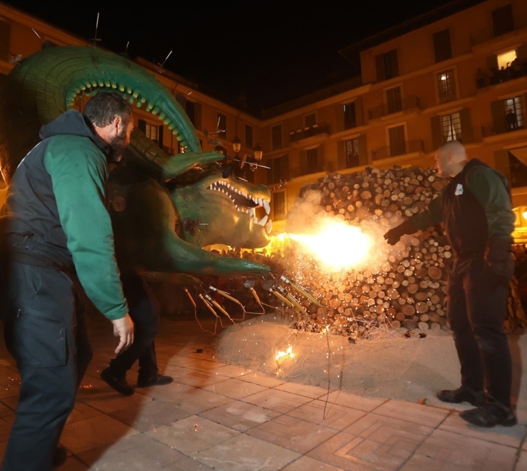 Los turistas de Palma se sorprenden al ver este cocodrilo